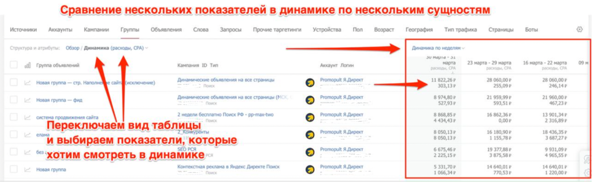 Переключите структуру таблицы на режим динамики (кнопка «Динамика» находится справа от «Структура и атрибуты»)